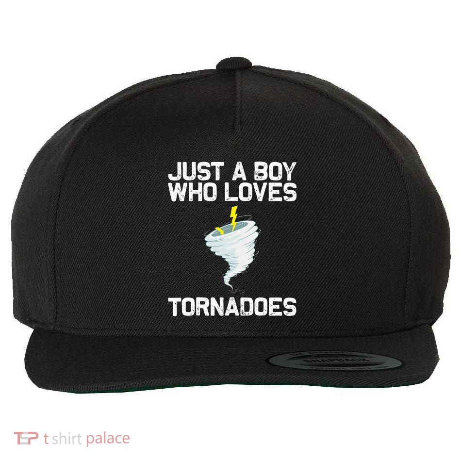 Tornado Gift Hurricane Weather Chaser Wool Snapback Cap