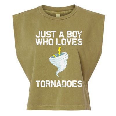 Tornado Gift Hurricane Weather Chaser Garment-Dyed Women's Muscle Tee