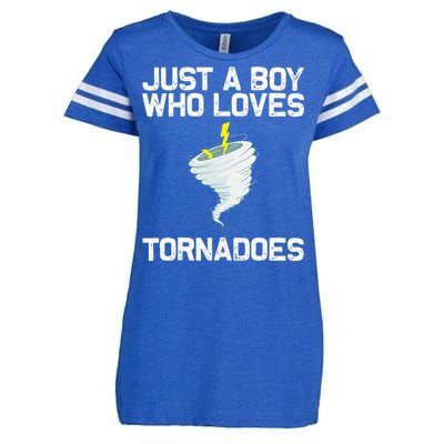 Tornado Gift Hurricane Weather Chaser Enza Ladies Jersey Football T-Shirt