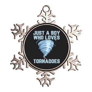 Tornado Gift Hurricane Weather Chaser Metallic Star Ornament