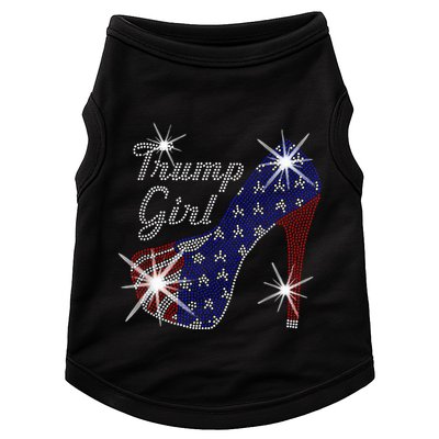 Trump Girl High Heel American Flag Vote Donald Trump 2024 Doggie Tank