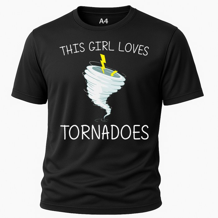 Tornado Gift Hurricane Weather Chaser Cooling Performance Crew T-Shirt