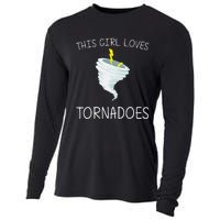 Tornado Gift Hurricane Weather Chaser Cooling Performance Long Sleeve Crew