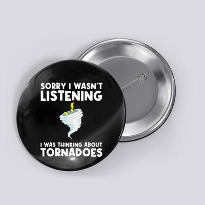 Tornado Gift Hurricane Weather Chaser Button