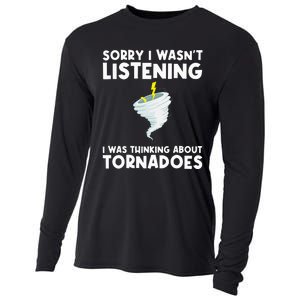 Tornado Gift Hurricane Weather Chaser Cooling Performance Long Sleeve Crew