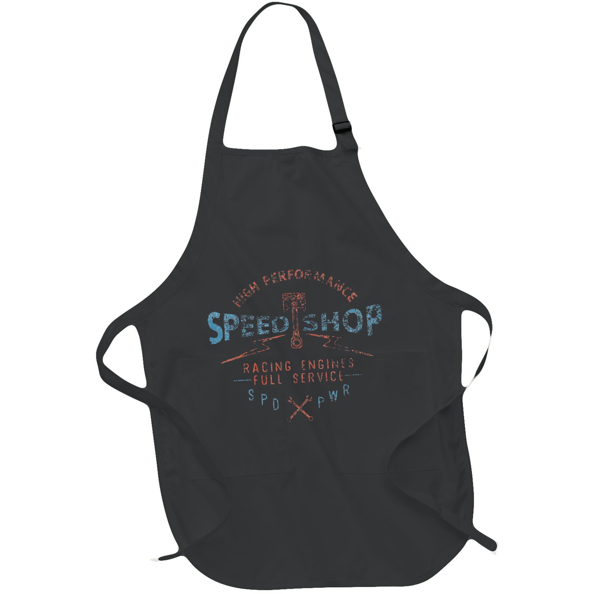Trendy Graphic High Performance Speed Shop Apron