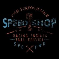 Trendy Graphic High Performance Speed Shop Bag
