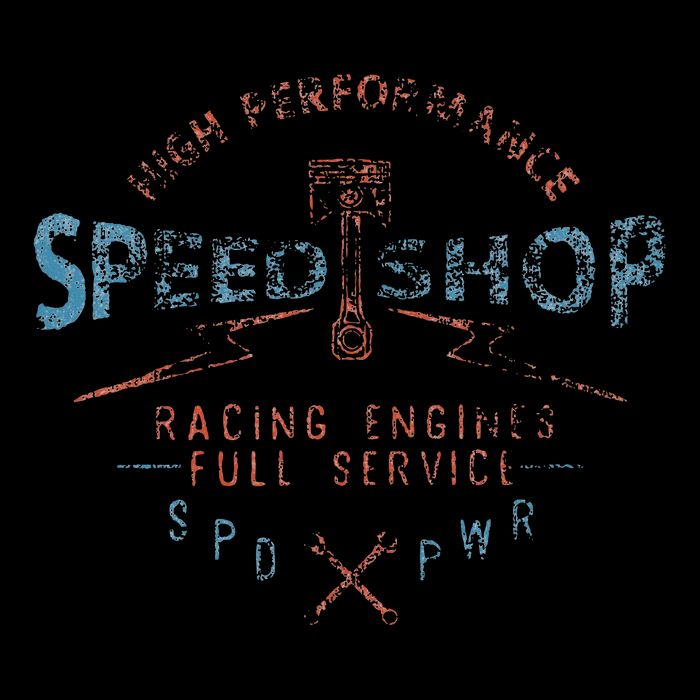 Trendy Graphic High Performance Speed Shop Bag