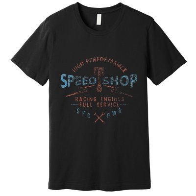 Trendy Graphic High Performance Speed Shop Premium T-Shirt