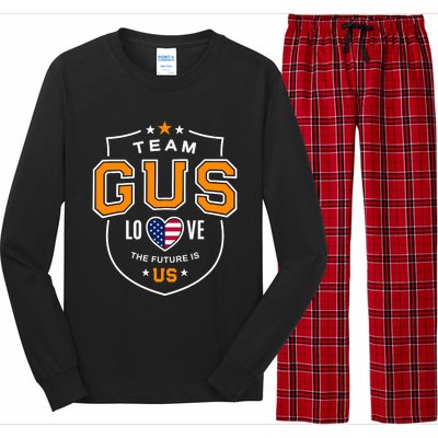 Team Gus Hope Walz College Graphic By Gu Gus Walz Team Long Sleeve Pajama Set