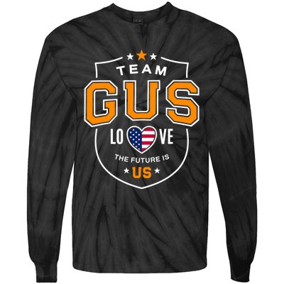 Team Gus Hope Walz College Graphic By Gu Gus Walz Team Tie-Dye Long Sleeve Shirt