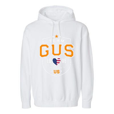 Team Gus Hope Walz College Graphic By Gu Gus Walz Team Garment-Dyed Fleece Hoodie