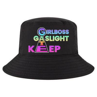 That Go Hard Girlboss Gaslight Gatekeep Trending Cool Comfort Performance Bucket Hat