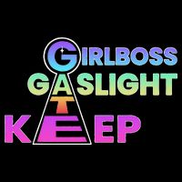 That Go Hard Girlboss Gaslight Gatekeep Trending V-Neck T-Shirt