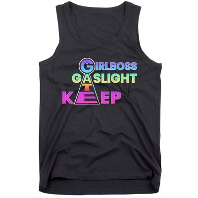 That Go Hard Girlboss Gaslight Gatekeep Trending Tank Top
