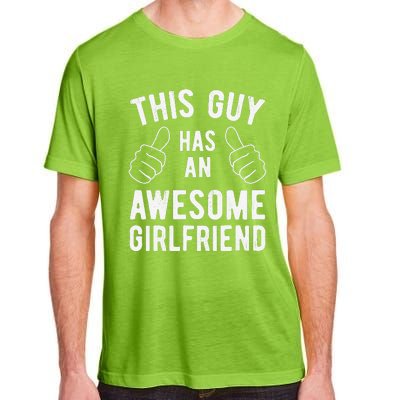 This Guy Has An Awesomefriend Cute Valentine's Gift Adult ChromaSoft Performance T-Shirt