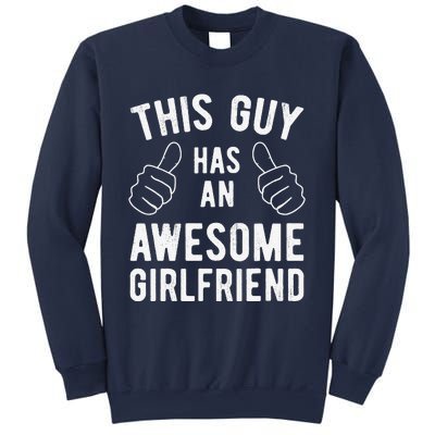 This Guy Has An Awesomefriend Cute Valentine's Gift Sweatshirt