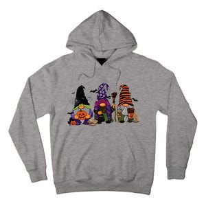 Three Gnomes Happy Halloween Fall Candy Corn Pumpkin Tall Hoodie