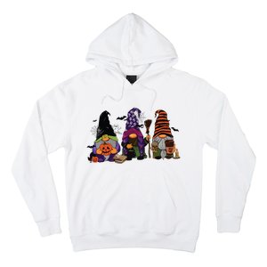 Three Gnomes Happy Halloween Fall Candy Corn Pumpkin Hoodie