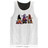 Three Gnomes Happy Halloween Fall Candy Corn Pumpkin Mesh Reversible Basketball Jersey Tank