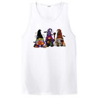 Three Gnomes Happy Halloween Fall Candy Corn Pumpkin PosiCharge Competitor Tank