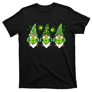 Three Gnomes Happy St Patrick's Day T-Shirt