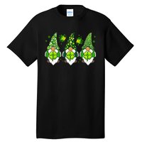 Three Gnomes Happy St Patrick's Day Tall T-Shirt