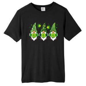 Three Gnomes Happy St Patrick's Day Tall Fusion ChromaSoft Performance T-Shirt