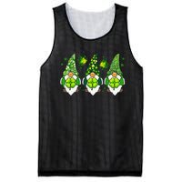 Three Gnomes Happy St Patrick's Day Mesh Reversible Basketball Jersey Tank