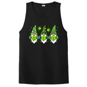 Three Gnomes Happy St Patrick's Day PosiCharge Competitor Tank