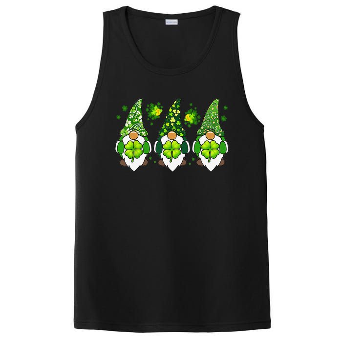 Three Gnomes Happy St Patrick's Day PosiCharge Competitor Tank