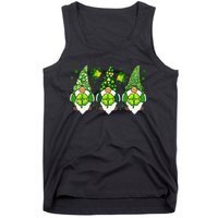 Three Gnomes Happy St Patrick's Day Tank Top