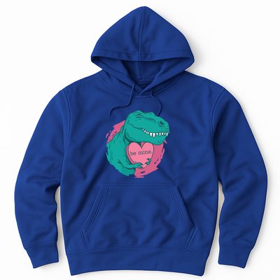 Tfunny Giftrex Hugging A Be Mine Heart Cute Valentine's Day Gift Cute Gift Hoodie