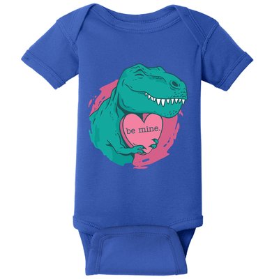 Tfunny Giftrex Hugging A Be Mine Heart Cute Valentine's Day Gift Cute Gift Baby Bodysuit