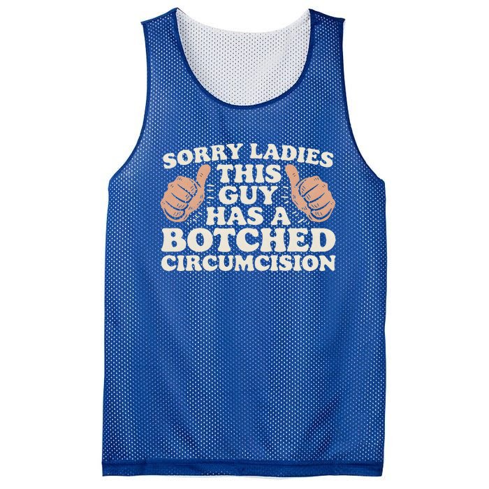 This Guy Has A Botched Circumcision Mesh Reversible Basketball Jersey Tank