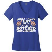 This Guy Has A Botched Circumcision Women's V-Neck T-Shirt