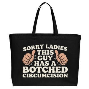 This Guy Has A Botched Circumcision Cotton Canvas Jumbo Tote