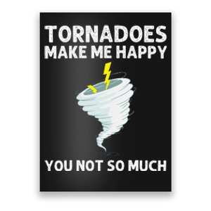 Tornado Gift Hurricane Weather Chaser Poster