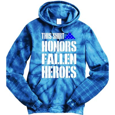 This Gift Honors Fallen Heroes Cute Gift Tie Dye Hoodie