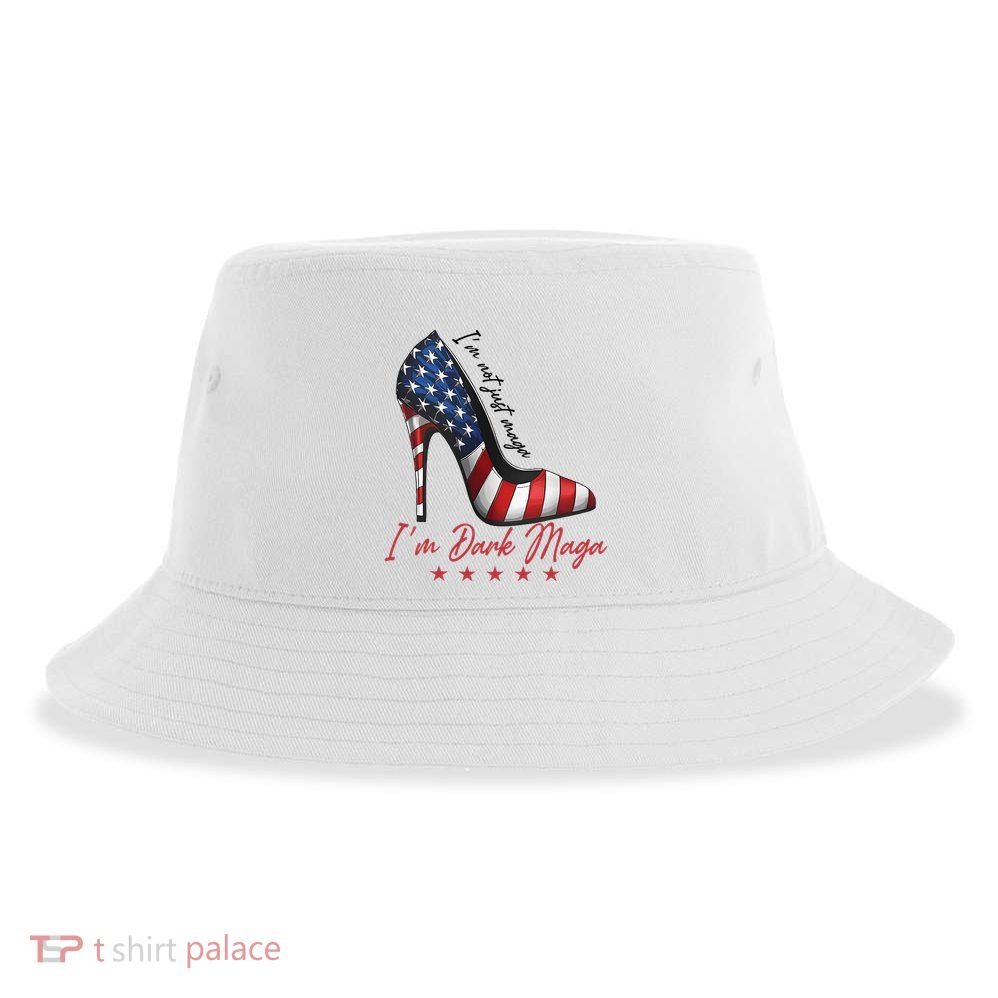 Trump Girl High Heel IM Dark Maga Supporter Vote For Trump Sustainable Bucket Hat
