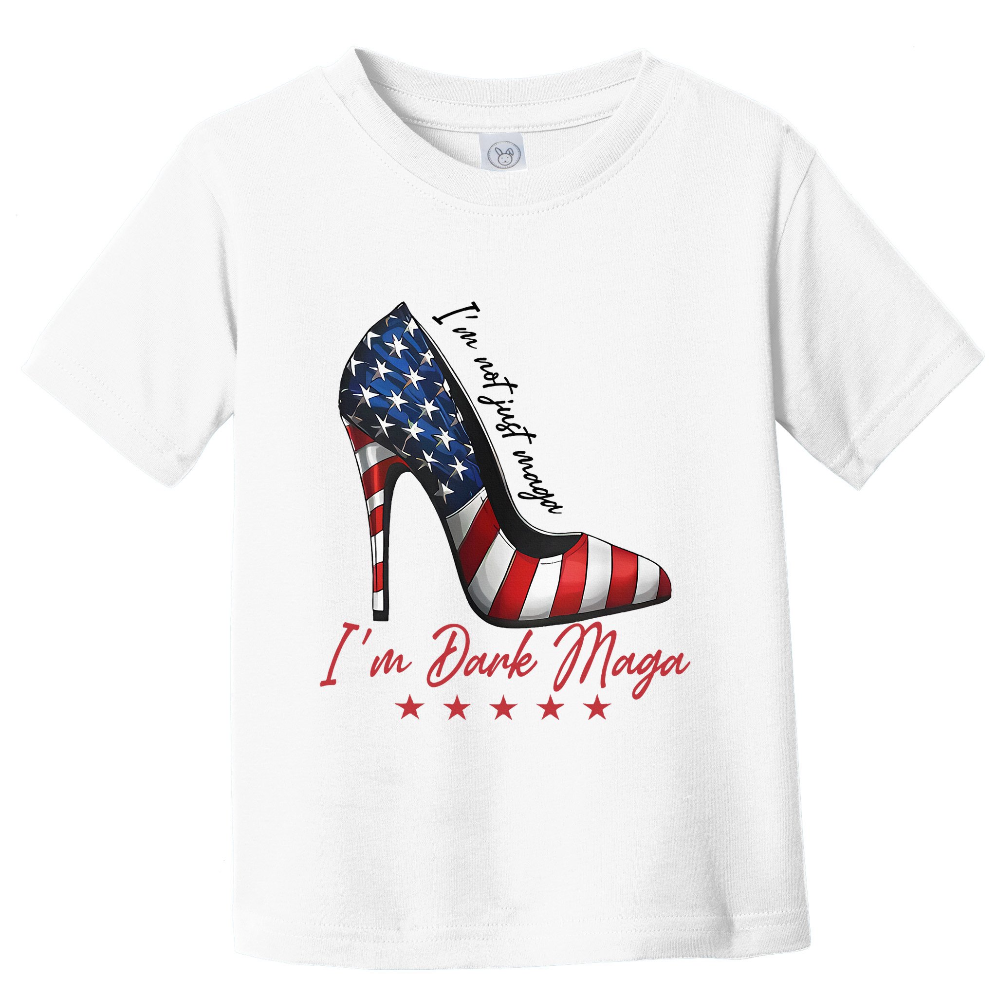 Trump Girl High Heel IM Dark Maga Supporter Vote For Trump Toddler T-Shirt