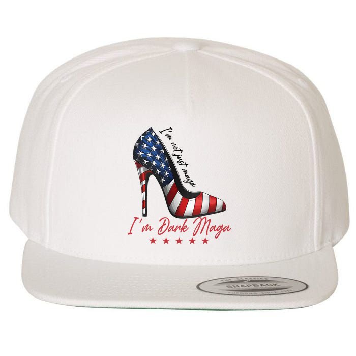 Trump Girl High Heel IM Dark Maga Supporter Vote For Trump Wool Snapback Cap