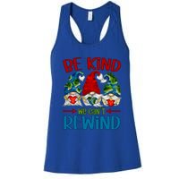 Three Gnomes Holding Hearts For Earth Day Is Every Day Cool Gift Women's Racerback Tank