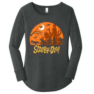 The Gang Halloween Logo Women's Perfect Tri Tunic Long Sleeve Shirt