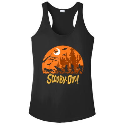 The Gang Halloween Logo Ladies PosiCharge Competitor Racerback Tank