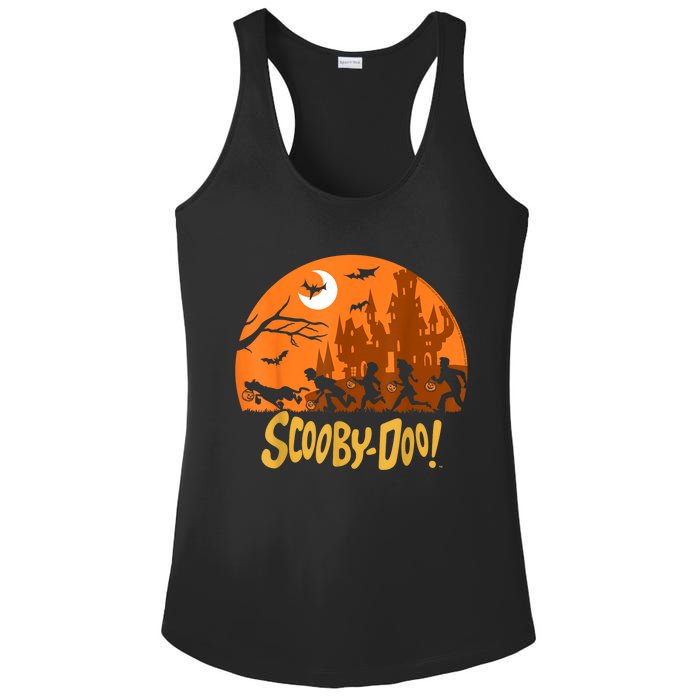 The Gang Halloween Logo Ladies PosiCharge Competitor Racerback Tank