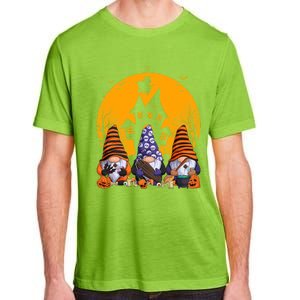 Three Gnomes Happy Halloween Fall Party Spooky Gnomes Great Gift Adult ChromaSoft Performance T-Shirt