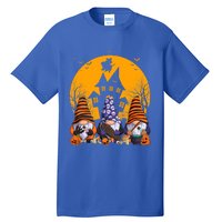 Three Gnomes Happy Halloween Fall Party Spooky Gnomes Great Gift Tall T-Shirt