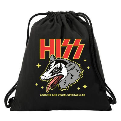 The Gettinplace Hiss A Sound And Visual Spectacular Drawstring Bag