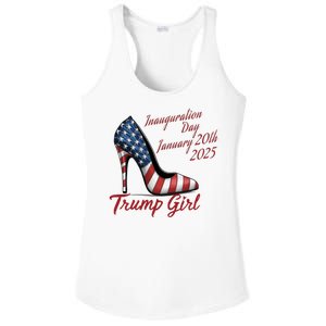 Trump Girl High Heels Stilettos Trump Inauguration Day 2025 Patriotic Fashion Ladies PosiCharge Competitor Racerback Tank